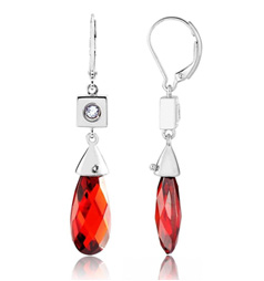 Garnet Earring